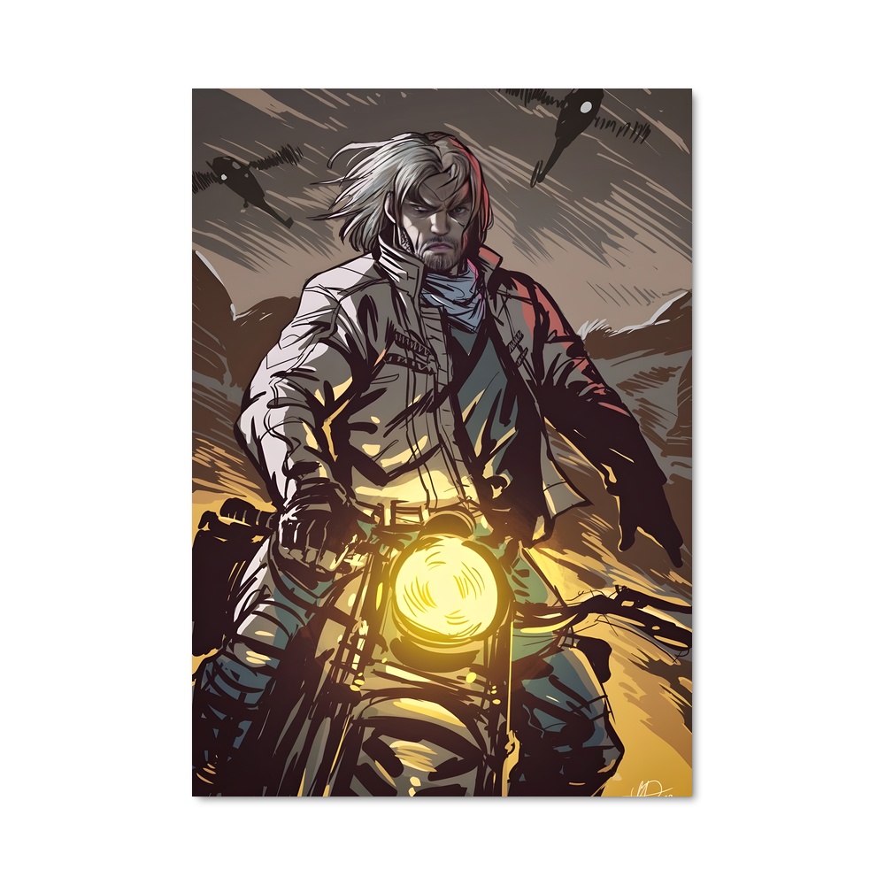 Poster Moto Lumineuse